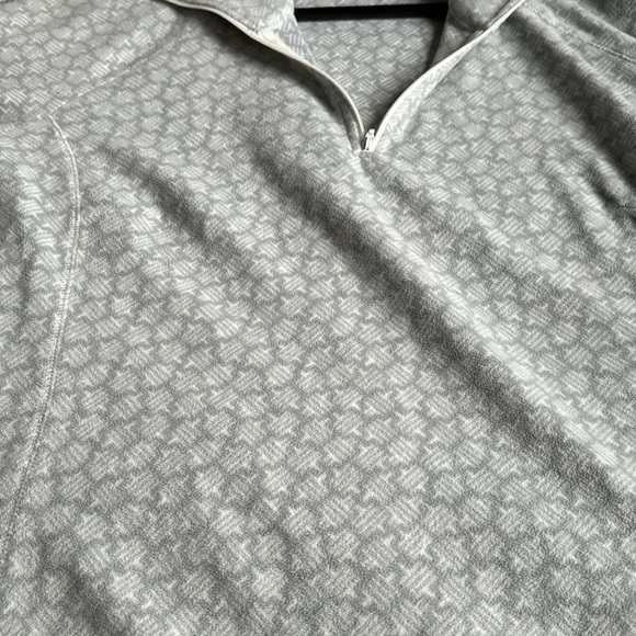 Columbia Womens Large Pullover 1/2 Zip Lightweight Jacket Gray White - Picture 7 of 8